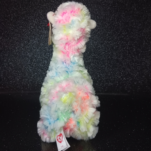Ty Beanie Babies Lola the Rainbow Llama Plush. - Picture 4 of 10